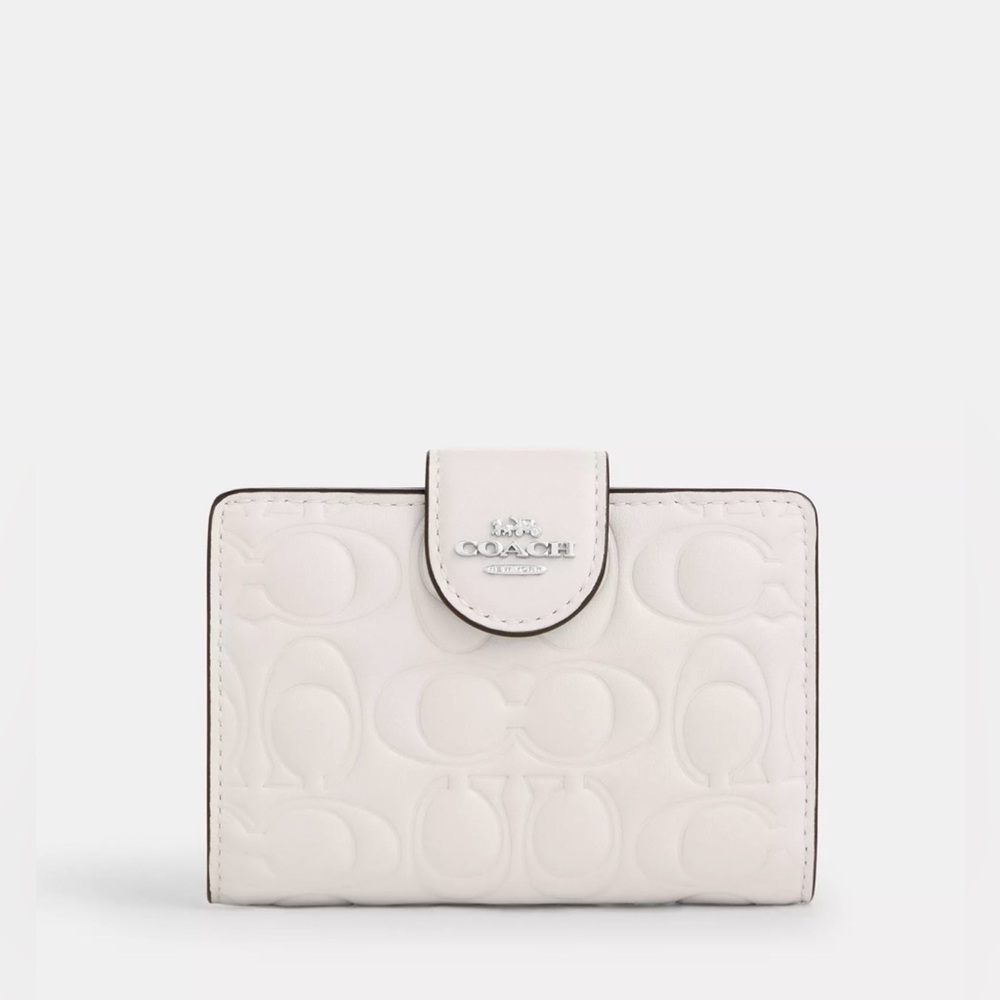 Coach Medium Corner Zip Wallet In Signature Leather